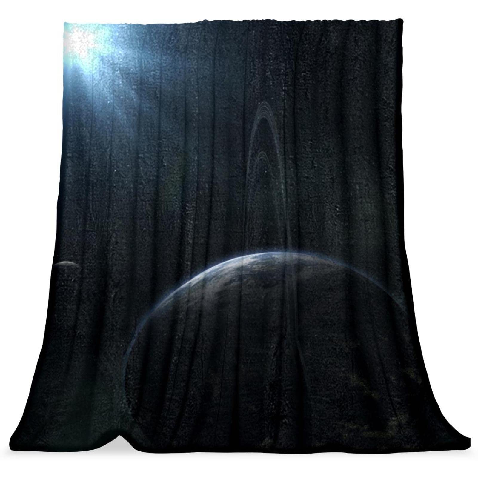 Couverture de lit douce pour garçons filles sur le thème univers nébuleuse galaxie espace