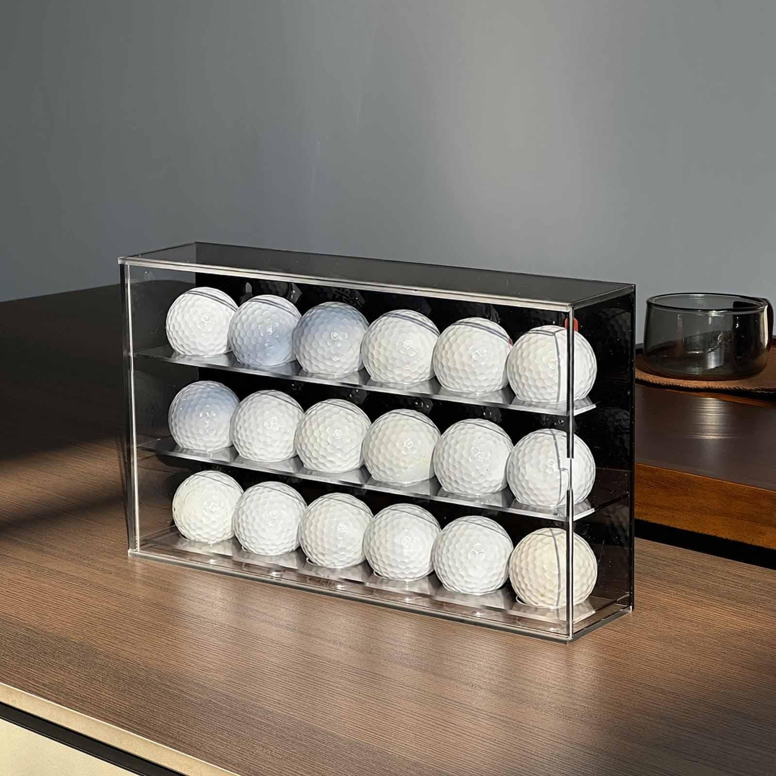 Amazon.co.jp: Dickly【3段収納・最大18球展示】ゴルフボール