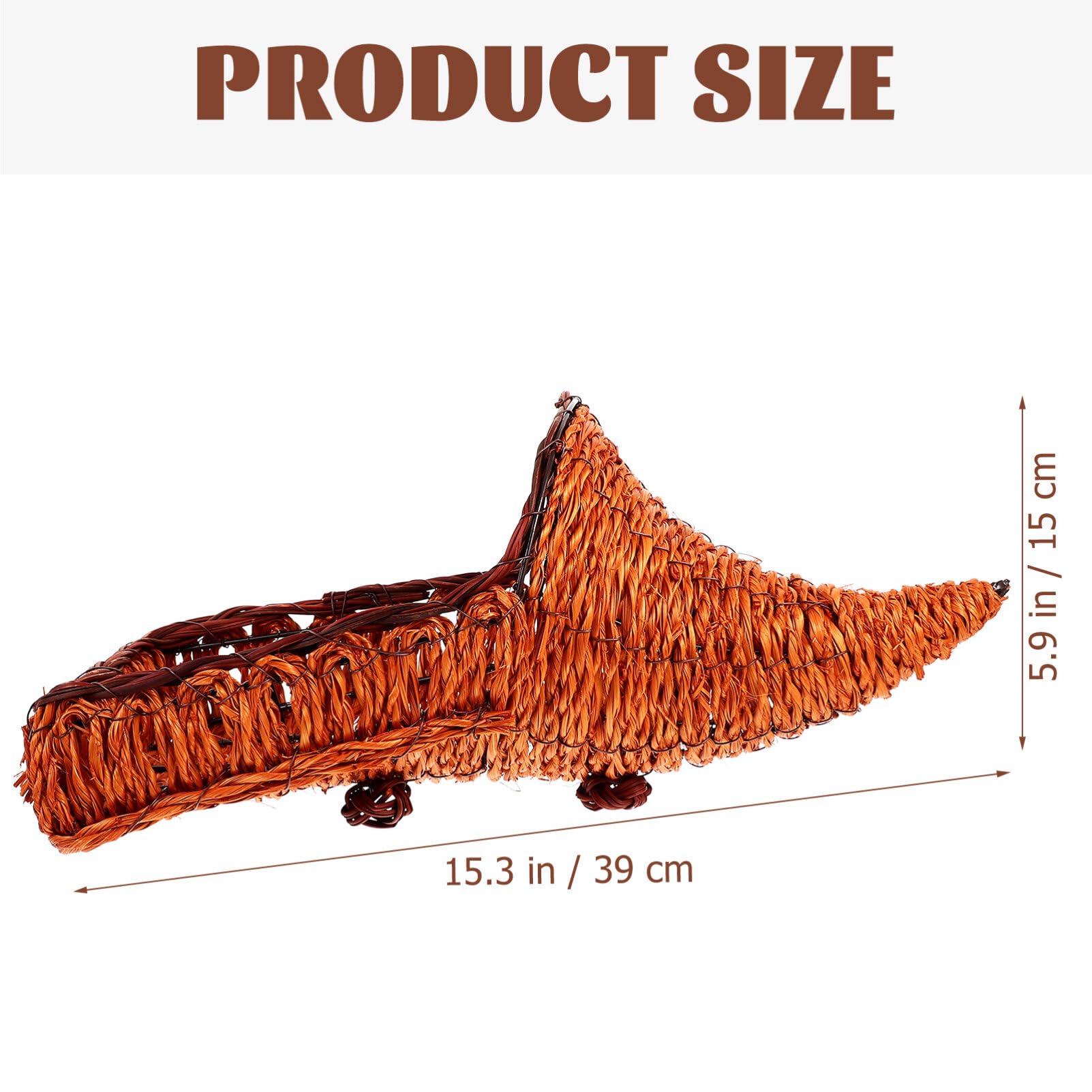 BESTonZON Cornucopia Basket Wicker Grapevine Fall Basket Harvest Basket Rattan Basket Wicker Storage Bread Basket Snack Basket Table Centerpiece Decorations