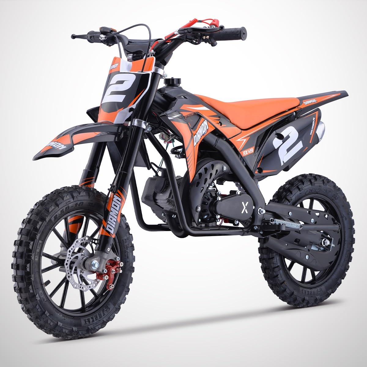 Pocket Cross ORION 49 / Mini Moto Enfant 50cc / Orange