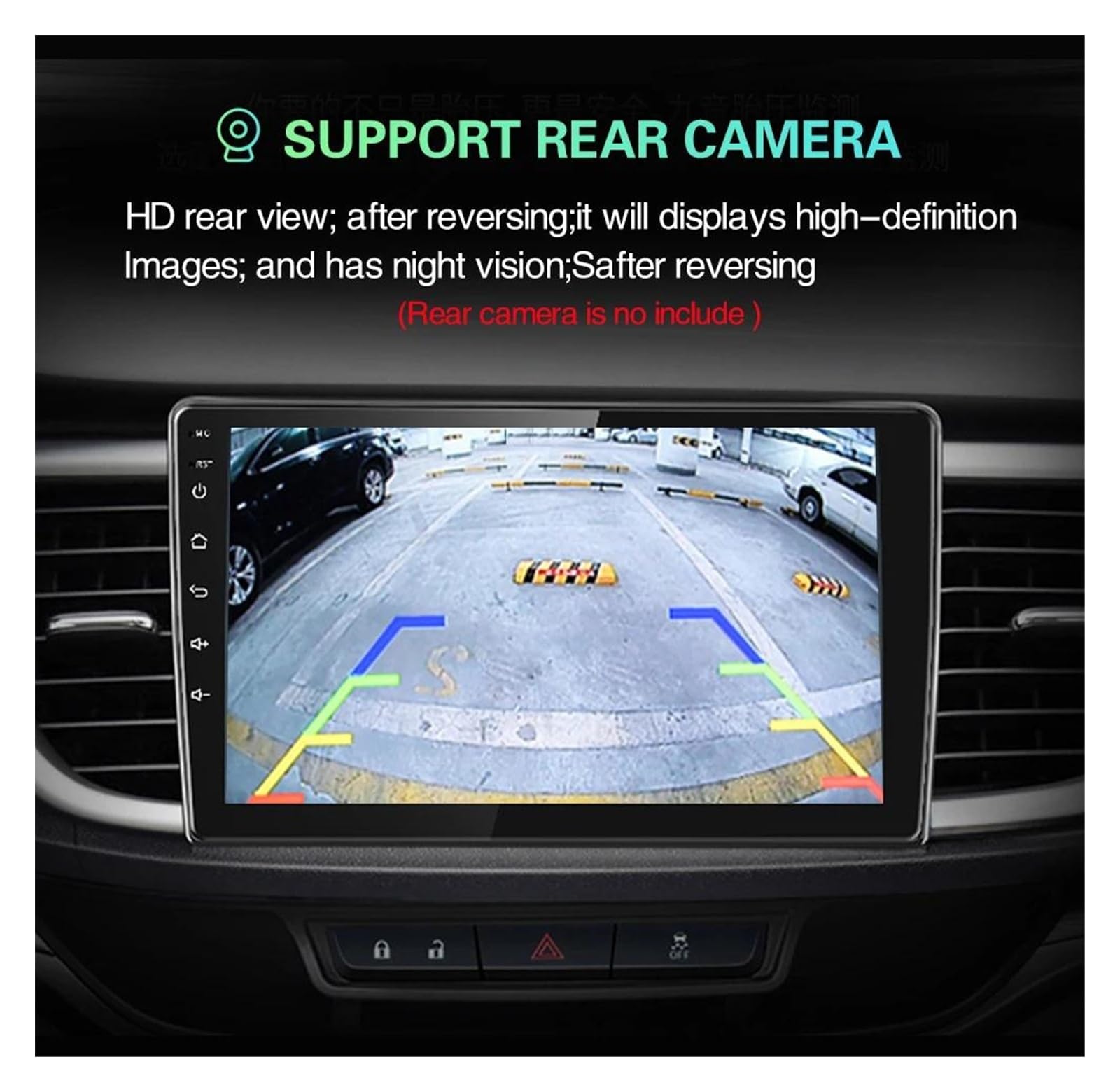 Rear View Camera, AHD 1080P HD Starlight Night Vision, General Rear/Side View Camera, Adjustable Fisheye Lens Lens, 170° Wide Angle 12v-24v Car Rear View Camera Night Vision Ip68 Waterproof
