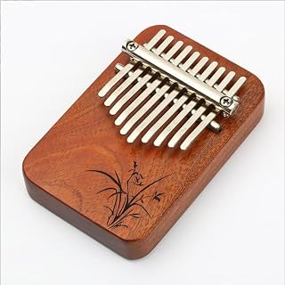 Kalimba Thumb Piano 10 Keys Musical Instruments, Portable Mahogany Wood Finger Piano Gifts for Adults & Kids,Mini Kalimba Keyboard Percussion Instrument Music Gifts for Beginners,Color4