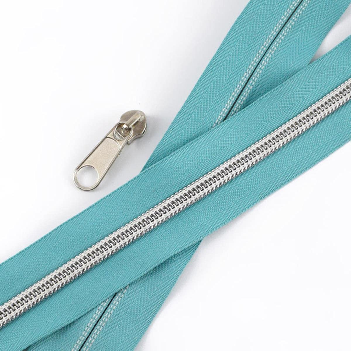 XXHNBF Zipper for Bags, Ziper Puller,Zip Fixer, Sliders Zipper,Sewing Zips,Ended Fasteners,5/10Meters 5# Open-end Coil Nylon Zippers for Luggage Clothing Bags Tent(B)