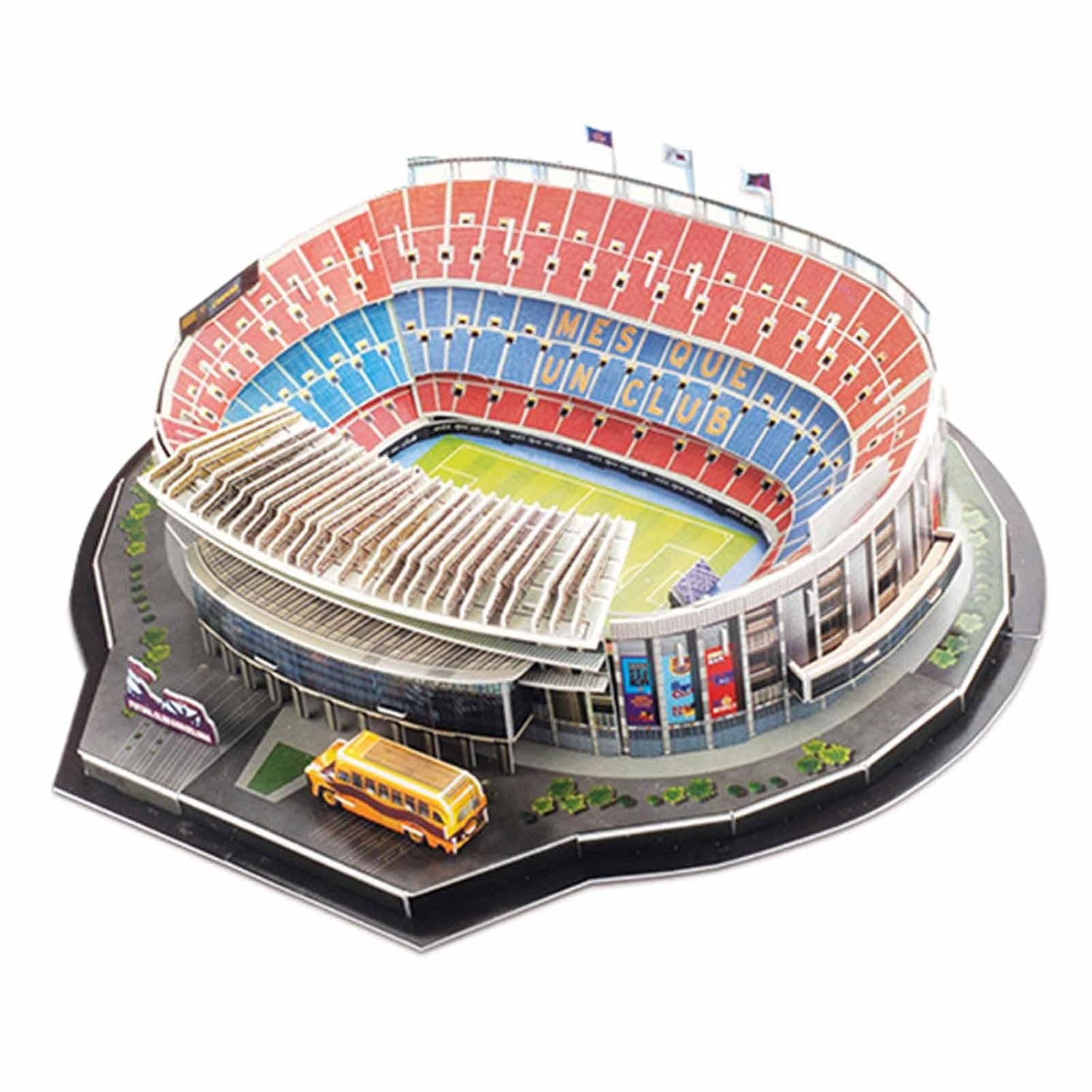 ARTISOUL® 3D Football Stadium Puzzle Toy Small Building Kit for Creative Fans Men Boys