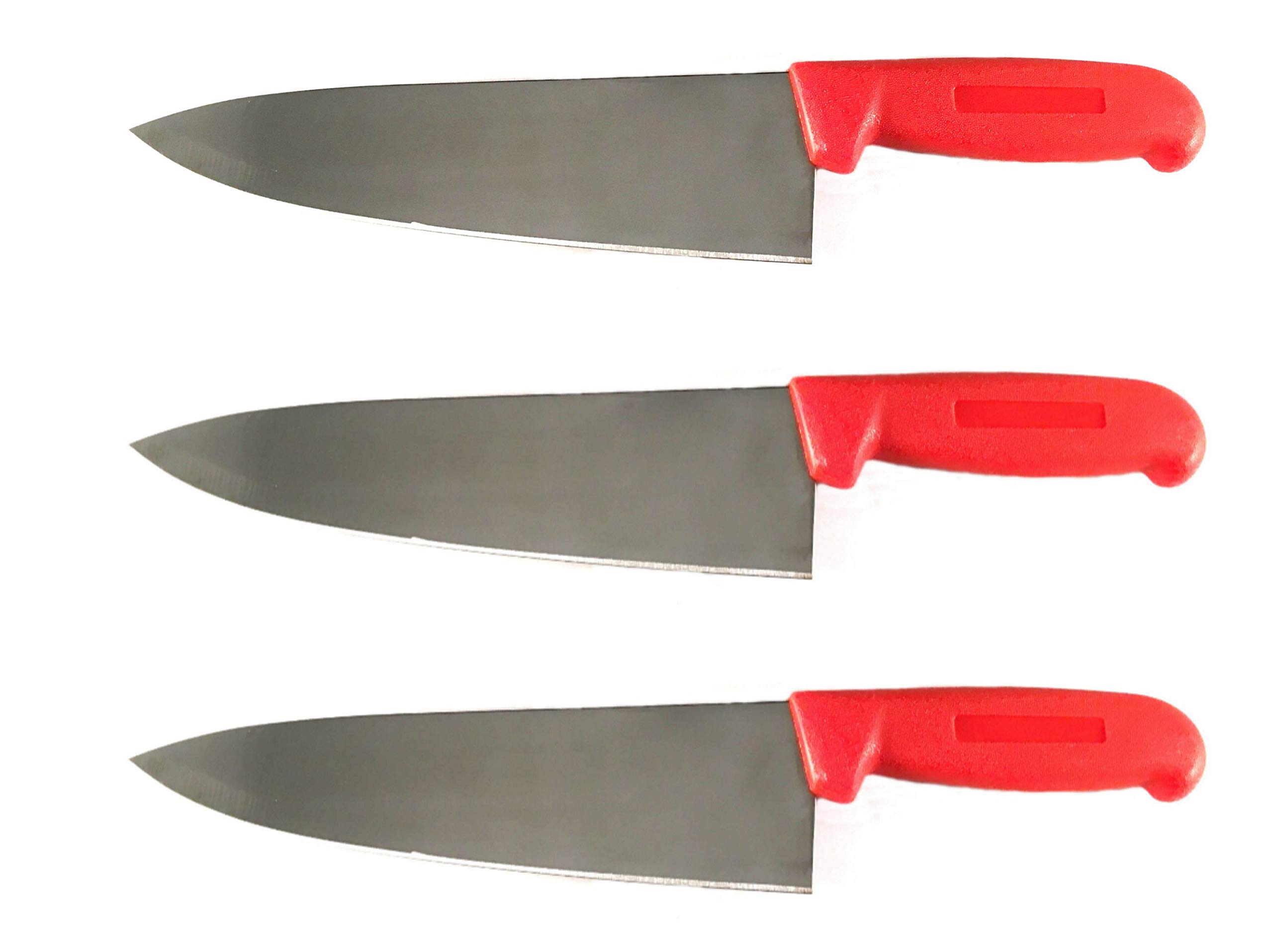 8" Chef Knife Assorted Colors and Packs - Razor Sharp Commercial Kitchen Cutlery - Cook's Knives (Mixed - 1 of Each Color) — Amazon image 15