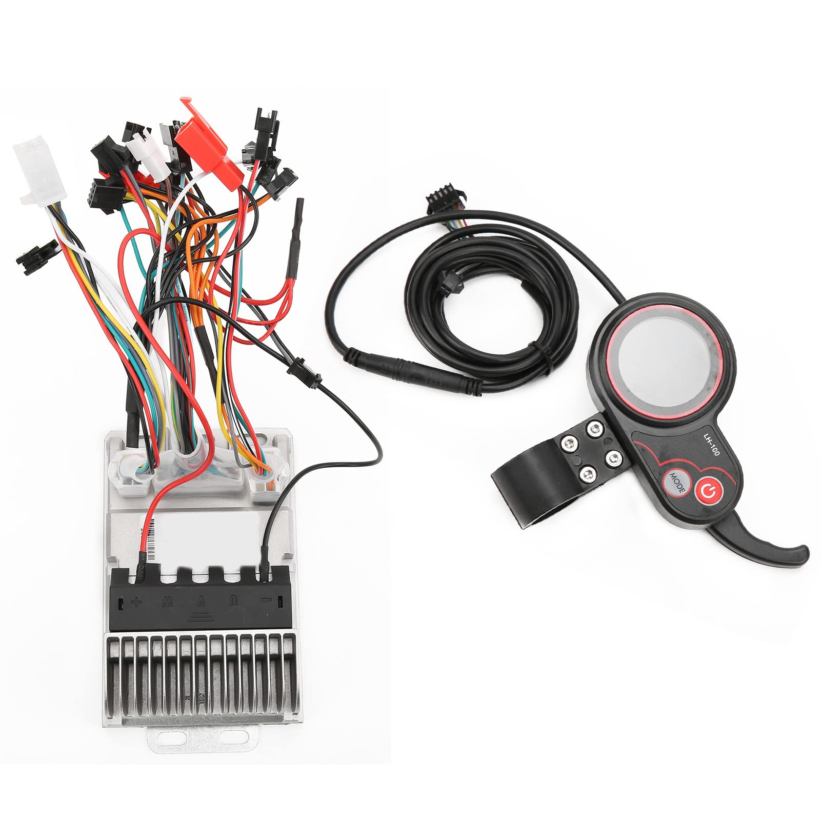 Elektryczny sterownik bezszczotkowy silnik rowerowy 34V 48V 500 W Fala Sinusoły LCD Wyświetlacz sterujący z przełącznikiem aluminium trwałym dla E dla E rower 14 cm 8,5 cm 4 cm
