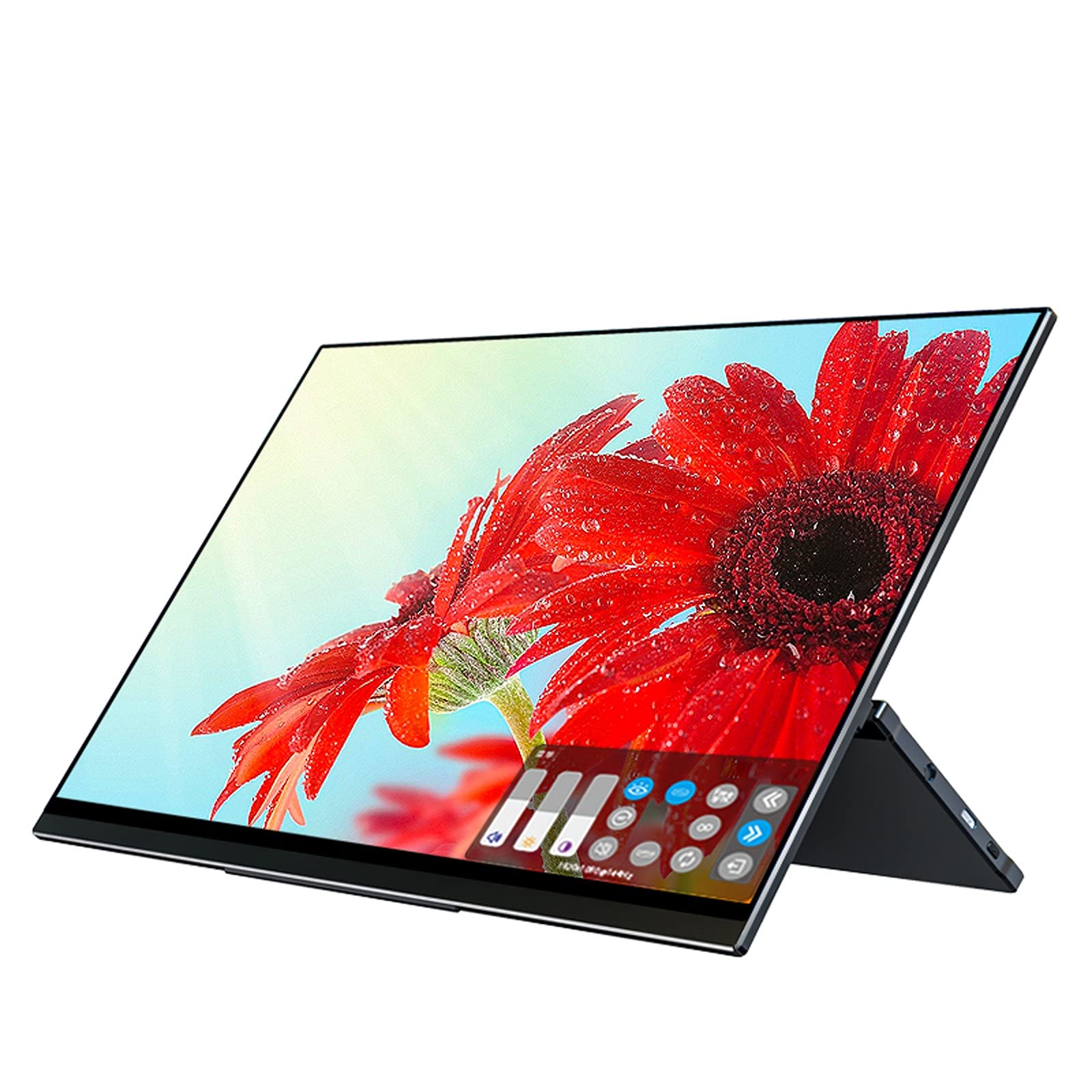 Monitor Portatile 15.6 '' Monitor Portatile 108 0p HDR FHD IPS Display del Computer toccabile con USB-C HDMI Monitor Esterno for Xbox PS4. Switch Laptop. Pc Telefono Monitor
