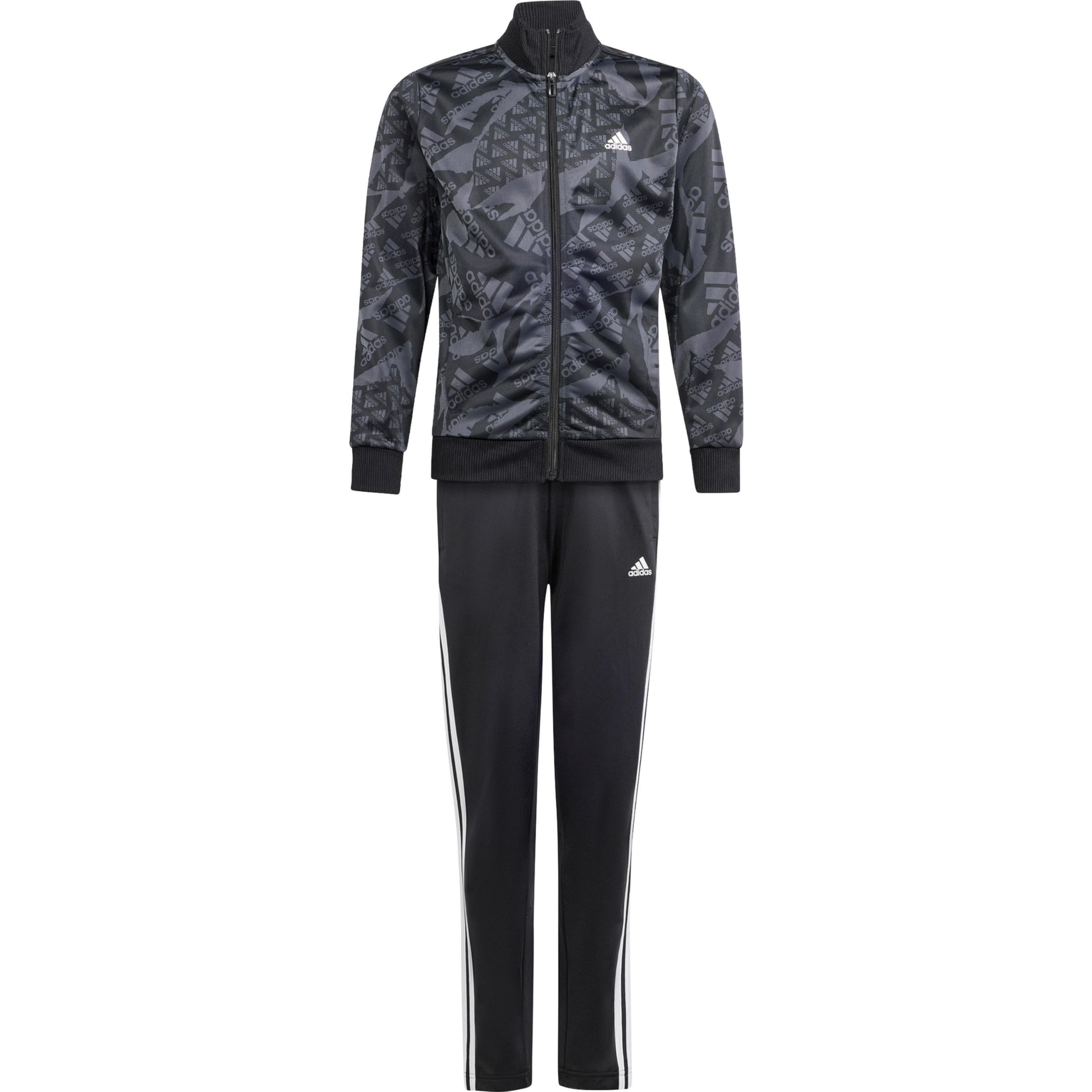 adidas Essentials Allover Print Track Suit Kids Chándal, Unisex niños