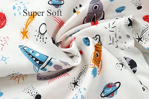 Miniatura 5 de Juego de sábanas para moisés, paquete de 3 (32 x 19 pulgadas), compatible con Mika Micky, Baby Delight, Dream On Me, colchón de cuna, tejido de