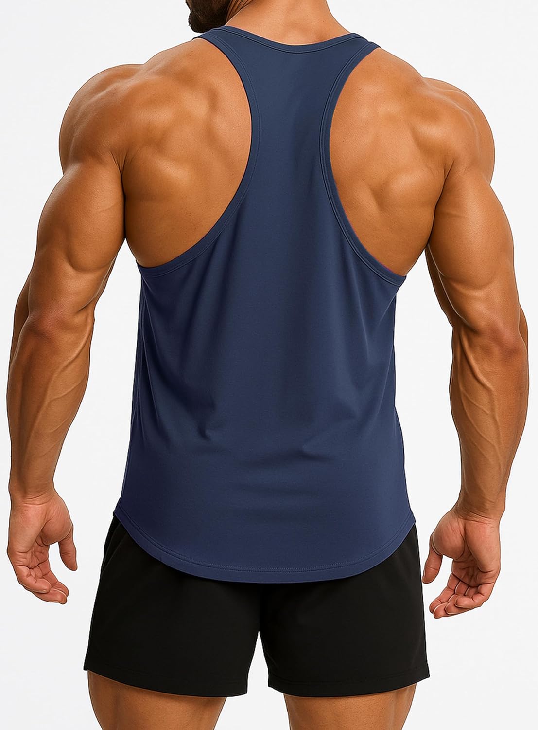 Men's Bodybuilding Stringer Tank Top Sleeveless Gym Shirts - Image 2