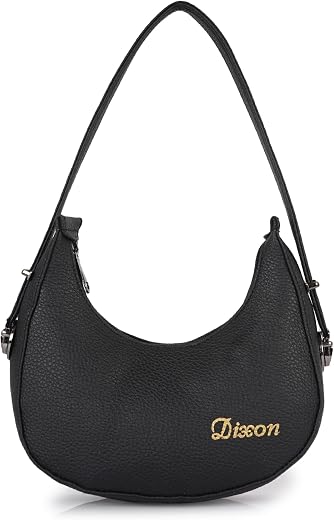 DIXON Classy Half Moon Unique Design Shoulder Synthetic Leather Handheld Women Sling Bag
