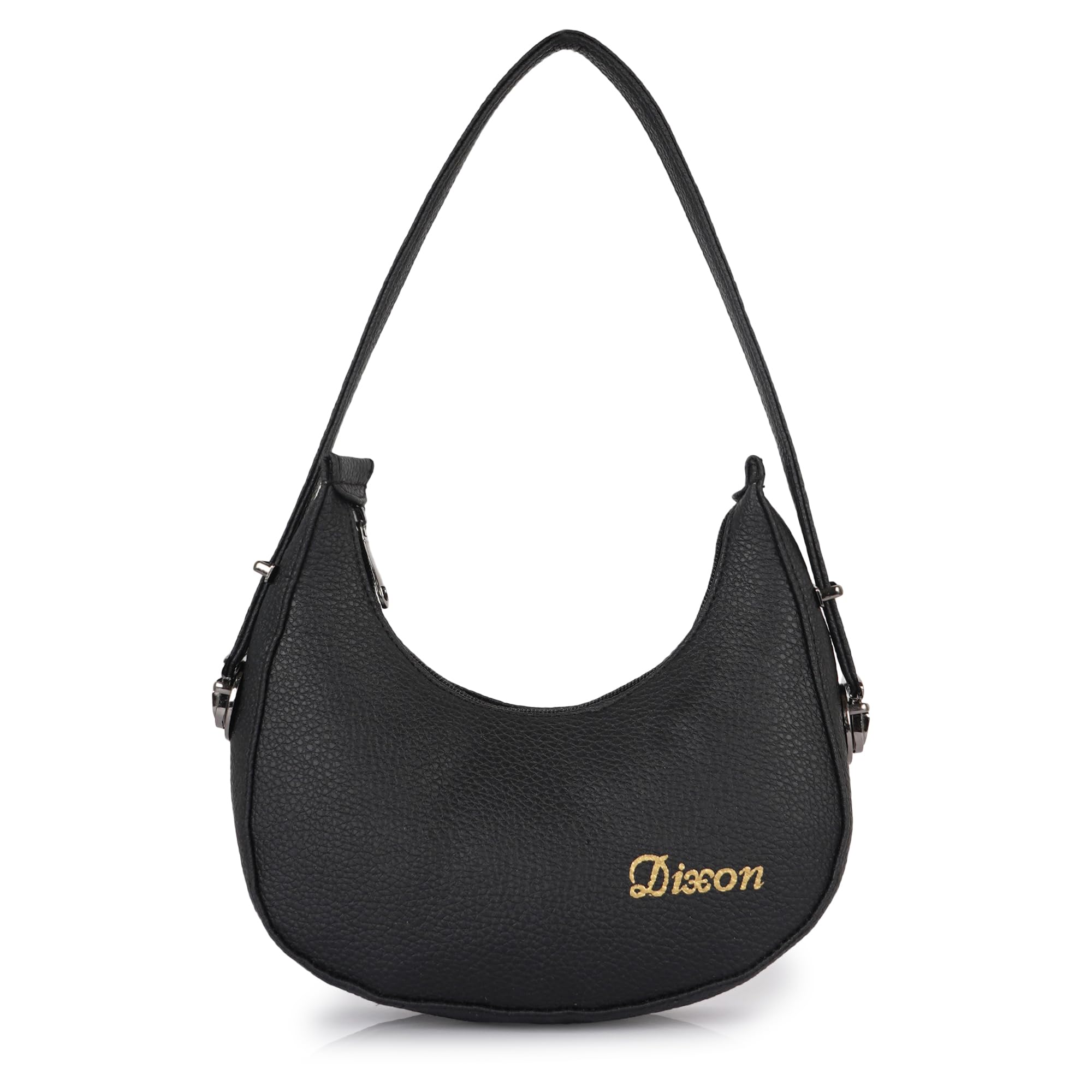 DIXON Classy Half Moon Unique Design Shoulder Synthetic Leather Handheld Women Sling Bag-image-26
