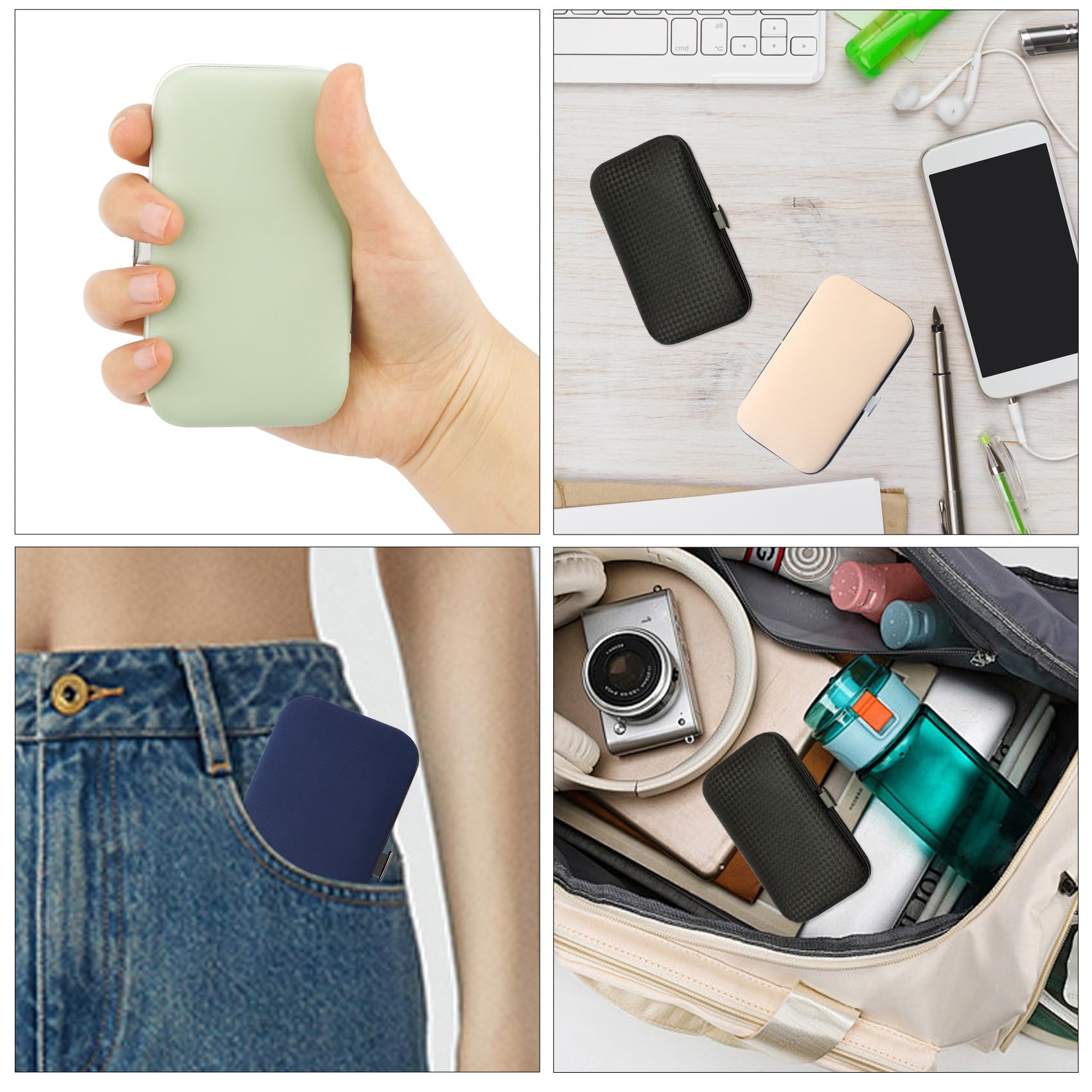 Mens Nail Clippers Set Fathers Day Grooming Kit Finger Nail Clipper Travel Essentials Gift Ideas for Men Christmas Stocking Stuffer Manicure Tools Small Present