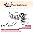 Siligli 15mm 3D Volume Strip Wispy False Natural Cat Eyelashes, Thin Cotton Band, Soft Fake Lashes, Black, Pack of 7 Pairs