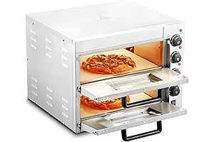 VEVOR Commercial Pizza Oven Countertop: Double Decker Pizza Perfection