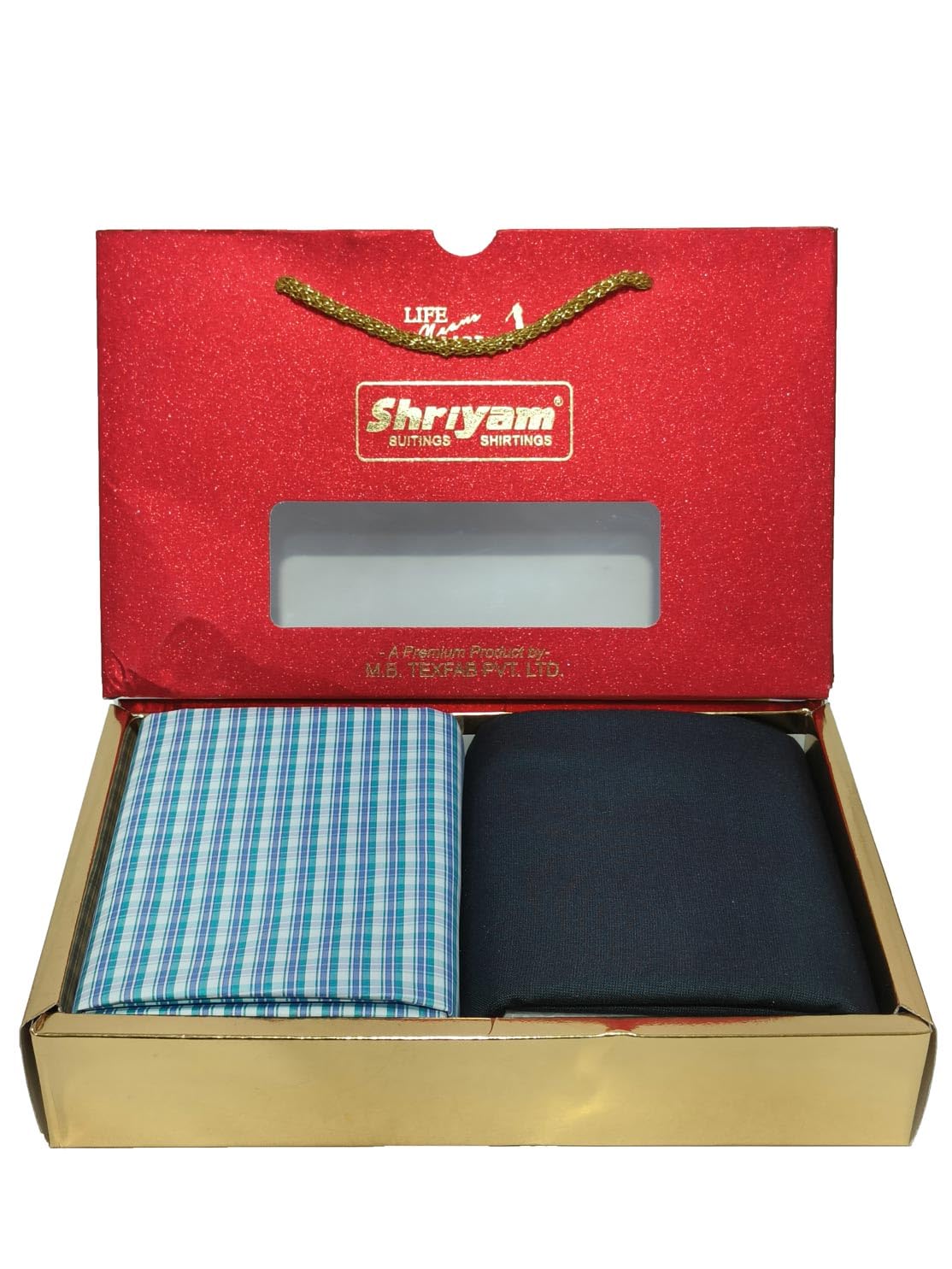 shriyam Shirt pant Combo Pack with Tray(Unstitched, Full Length Fabric)-picture-10