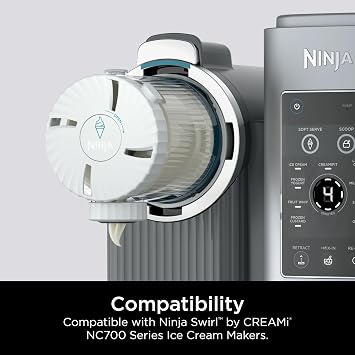 Ninja CREAMi Scoop & Swirl 2-in-1 Pints and Lids, 2 Pack, XSK7PNTLD2