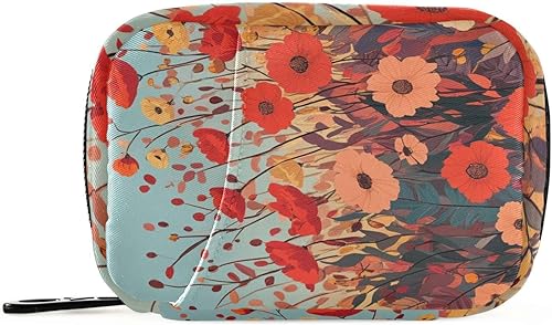 Organizador semanal de píldoras, pastillero de viaje para bolso, pastillero pequeño para 7 días, soporte portátil para vitaminas, lindo organizador