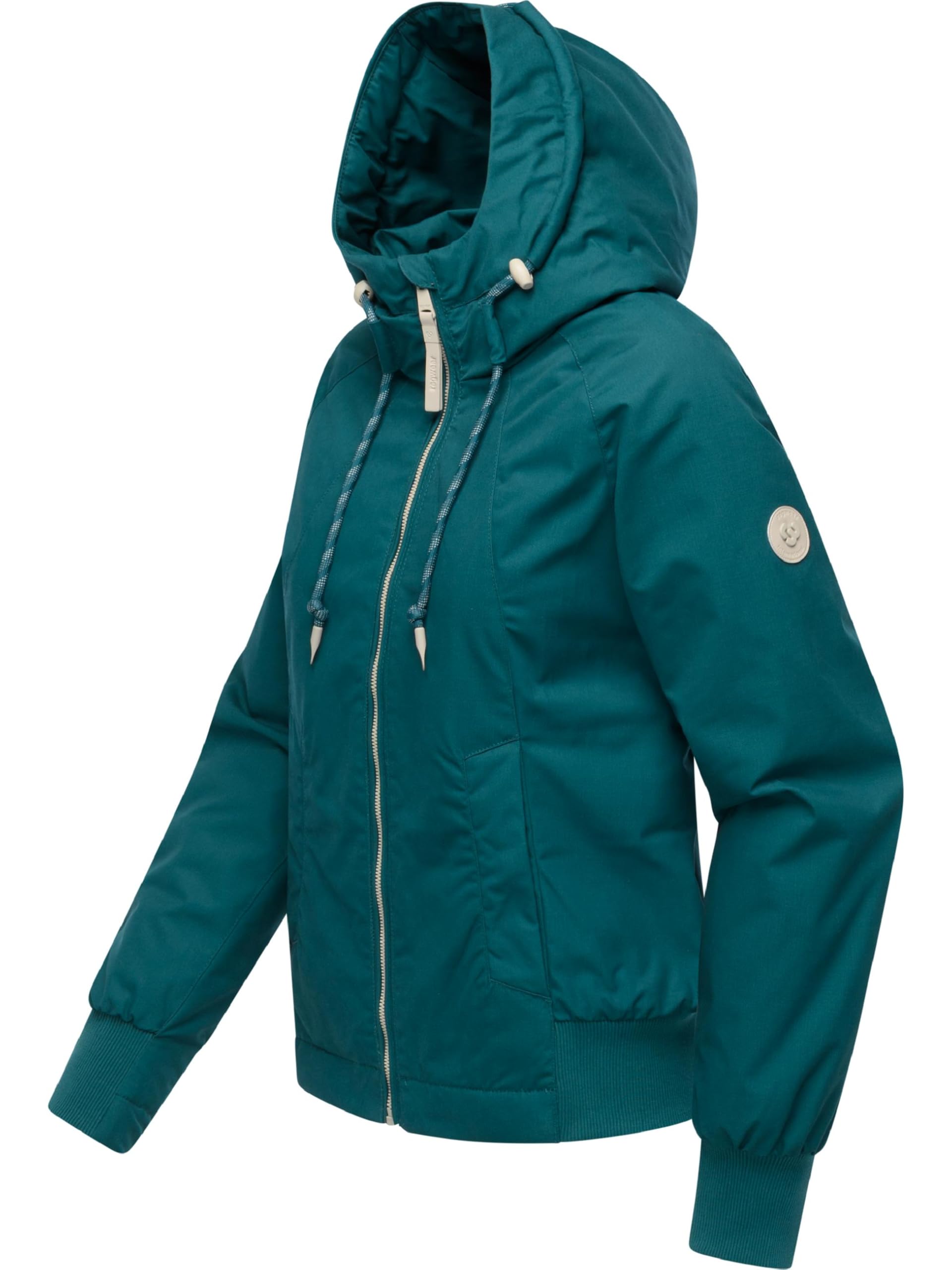 Ragwear Damska lekka kurtka przejściowa z podszewką pluszową i kapturem Lumie YOUMODO XS-XXL