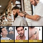 Timmer de barbe,Clippers professionnels pour cheveux T-Blade avec LED Display,Trimmer Zero Gapped sans fil pour homme,Type-C rechargeable,Raguage multifonctionnel,Kit de coupe de cheveux pour salon et maison