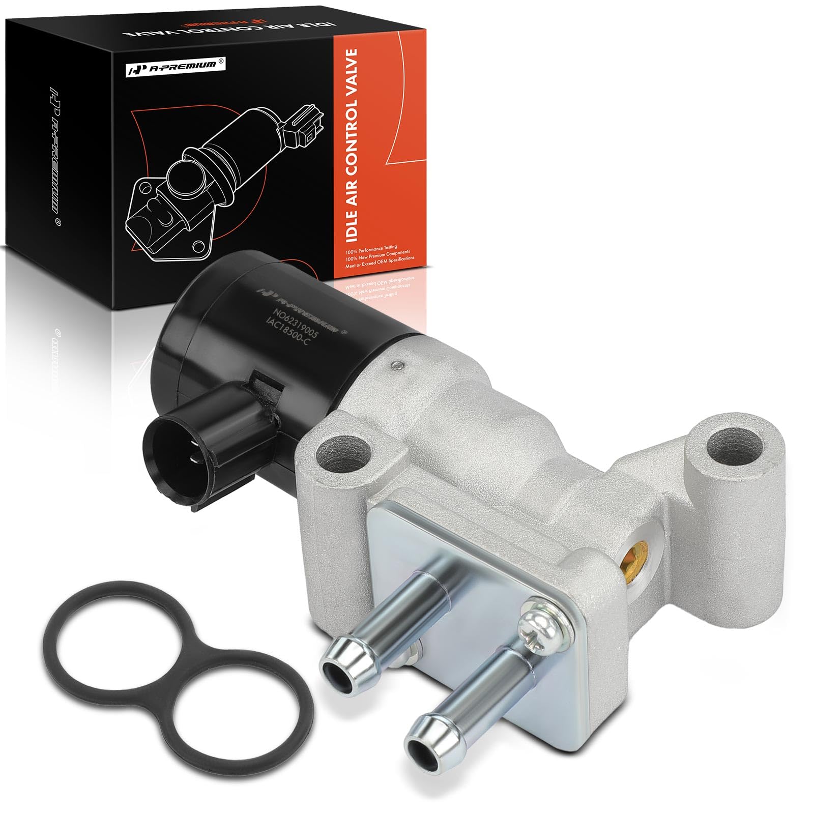 A-Premium Fuel Injection Idle Air Control Valve Compatible with Honda Civic 1996-2000, Civic del Sol 1996-1997 & Acura EL 1997-1998, 1.6L, Auxiliary Air Valve, Replace# 36450P2JJ01