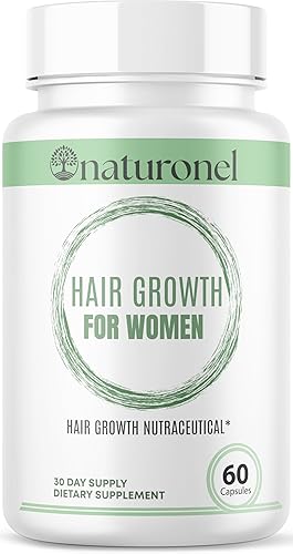 Suplementos de equilibrio para el crecimiento del cabello para mujeres, a partir de 45 años - Apoya el cabello, la piel y las uñas saludables -