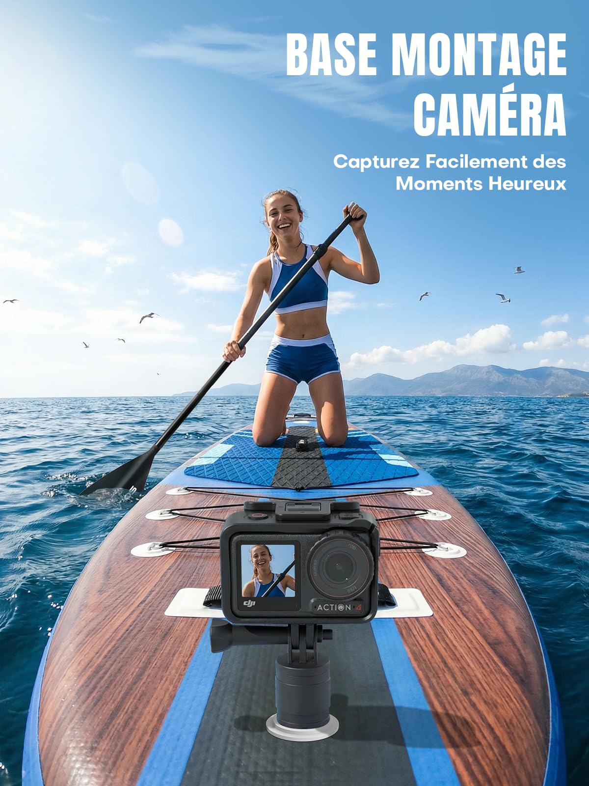 SOLAVERO Stand Up Paddle Gonflable 350 x 89 x 15 cm Paddle Gonflable Adulte 210kg 2 Personnes pour Débutants et Tous Niveaux avec Siège, Pagaie Réglable, Pompe, Leash, Pochette et Sac à Dos
