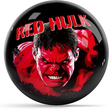 KR Strikeforce Marvel Avengers Red Hulk Undrilled Bowling Ball