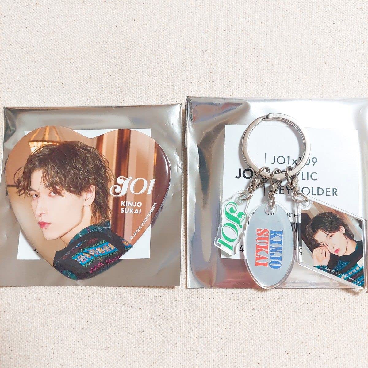 Amazon.co.jp: JO1 × 109 ポップアップ 金城碧海 アクキー 缶バッジ