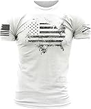 Grunt Style American Acid Men's T-Shirt Large White