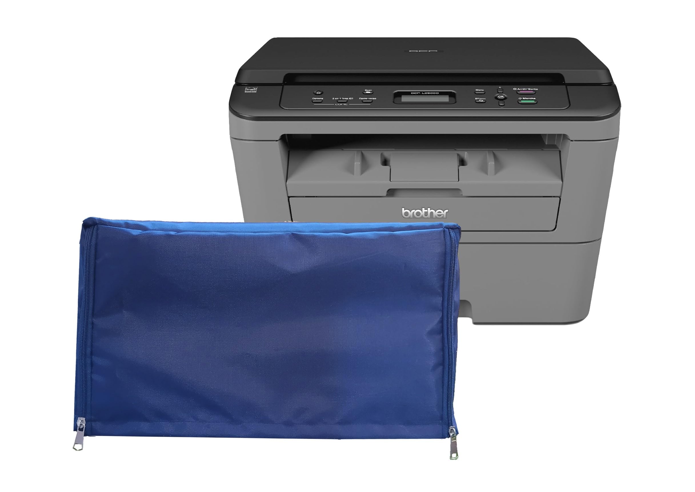 Protectio Chain Printer Cover for Brother DCP L2520D / Brother DCP L2531DW / DCP B 7500D Automatic Duplex Laser Printer Multifunction/Blue/Washable/Dustproof/ chain printer cover