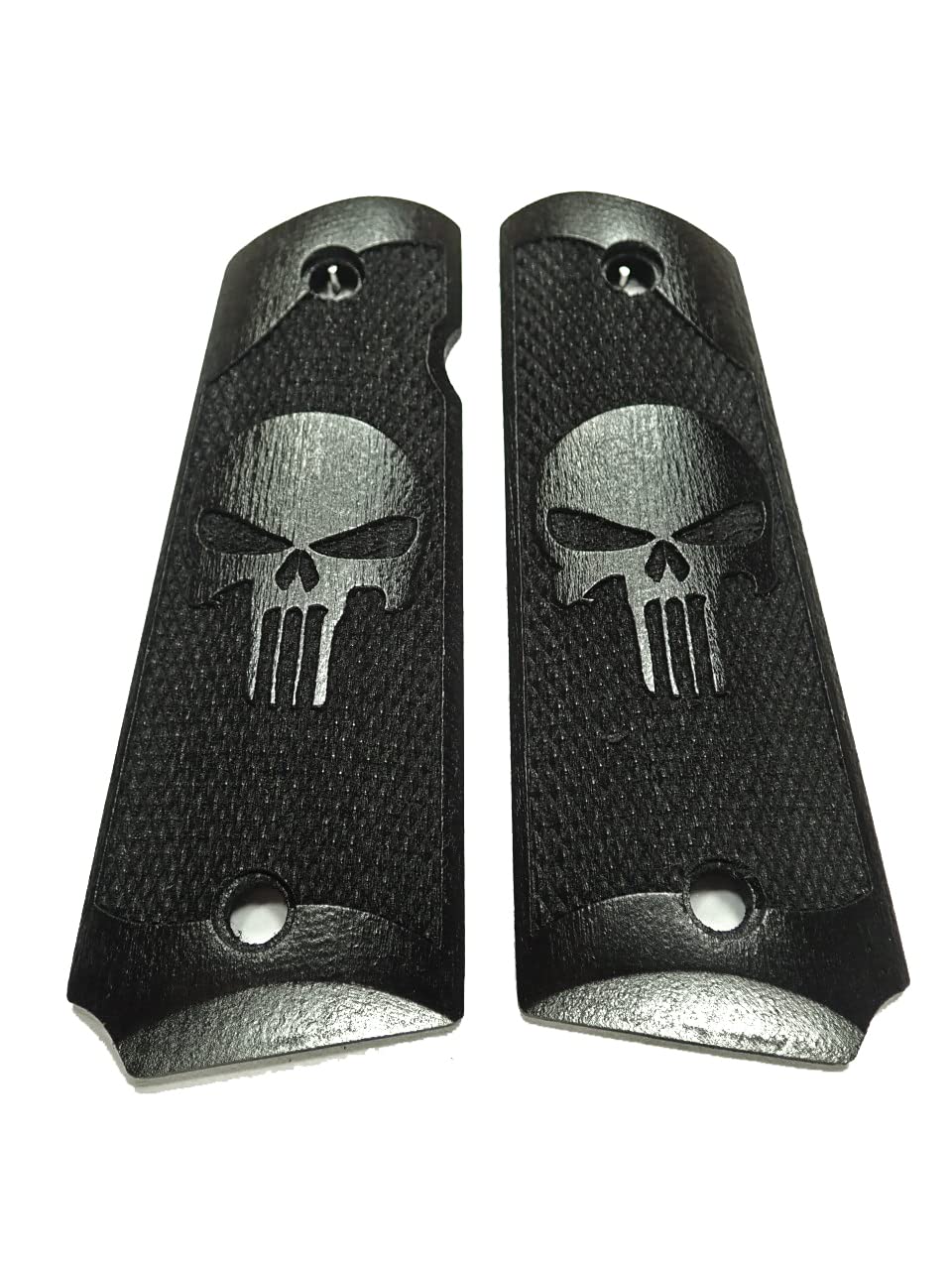 Ebony Punisher #2 Full Size 1911 Grips