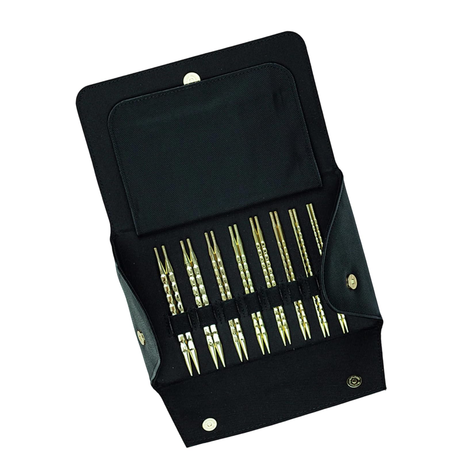 8Pair Stainless Steel Knitting Needle 3.5MM-8.0MM Interchangeable Circular Knitting Needle with Bag for Crocheting Rustproof Steel Embroidery Probes