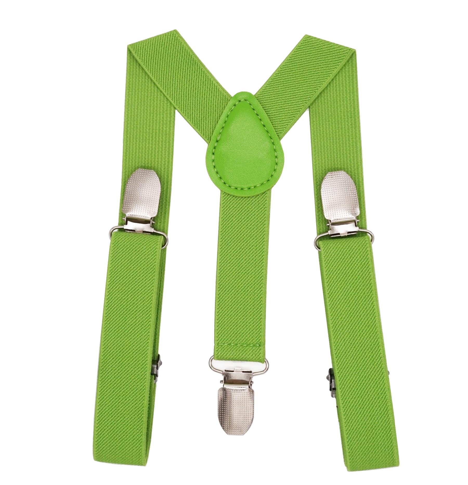 NestNook Kids Braces Y-Shape Children Suspenders for Boys Girls (Avocado)