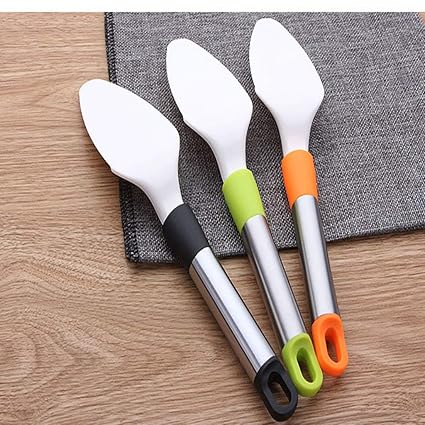 KPNG 1pc Baked Shovel Plate Press Plate Fried Meat Board Pizza Shells Cake Shovel Shovel Cheese Cake Slicer Spatula Kitchen Baking Tool (Orange&Green, Random) Pack of-1