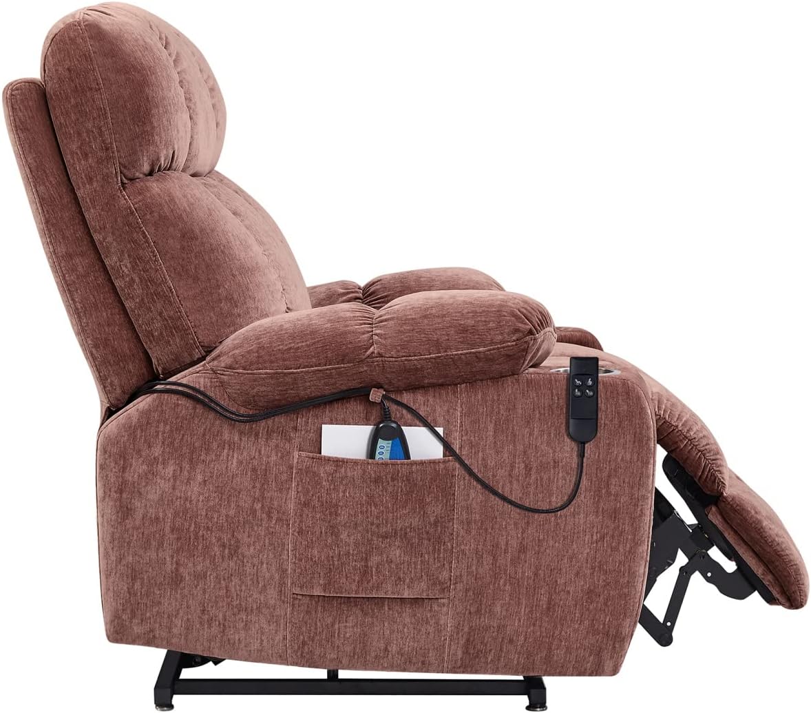 Dual Motor Power Lift Recliner Chair, Infinite Position Lay