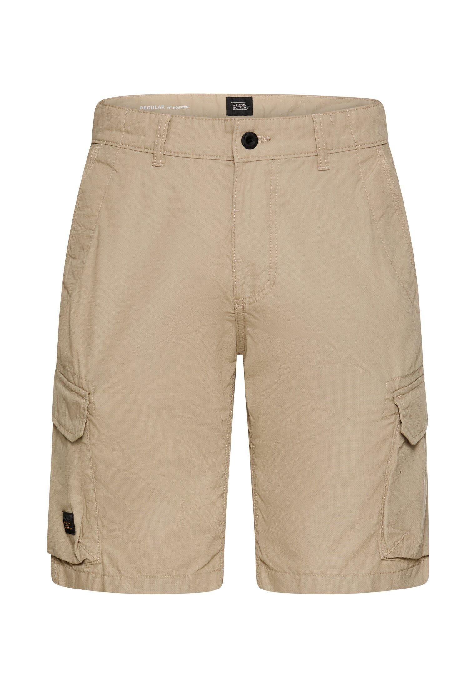 camel active Herren Cargoshorts aus Reiner Baumwolle
