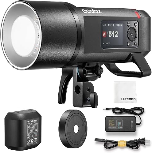 Godox AD600 Pro II AD600Pro II 600Ws Flash para exteriores, 40W bicolor 2800K-6000K, sistema inalámbrico X 2.4G, TTL GN87 HSS 1/8000s, 0.01s ~ 0.9s