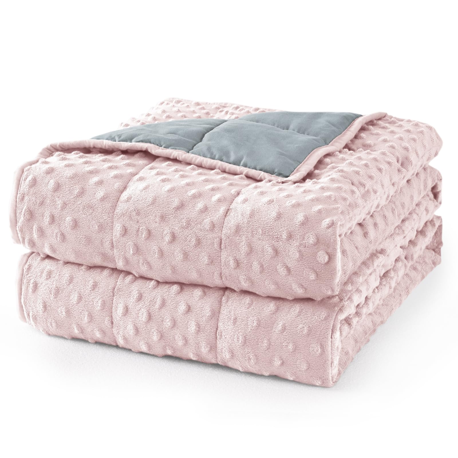 Mr. Sandman Weighted Blanket for Adults, Queen Size 15 lbs, 60 x 80 Inches