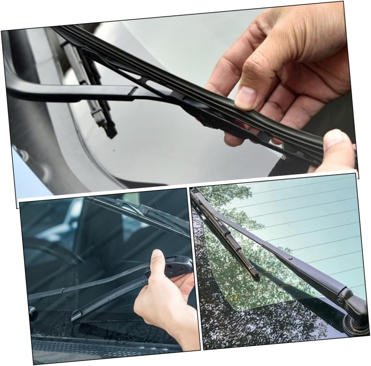 10pcs Car Wiper Refills Replacement Windshield Wiper Rubber Strip