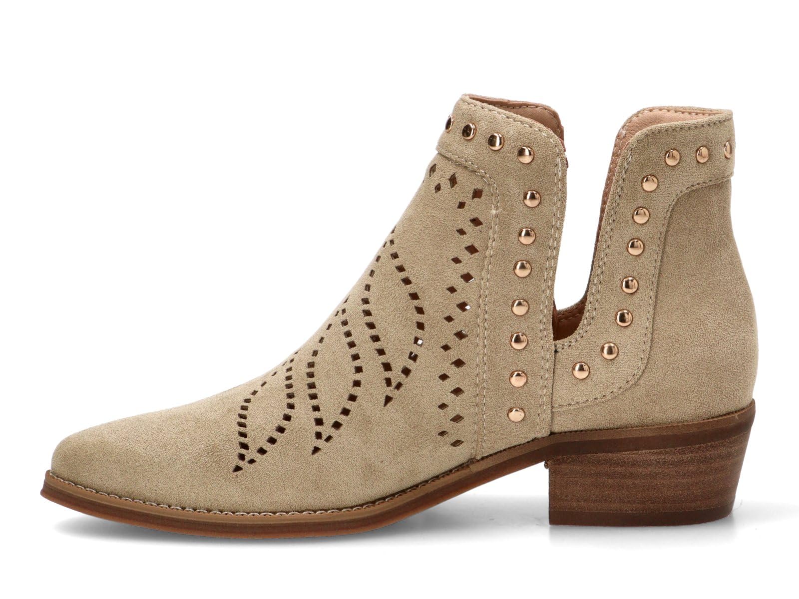 Etika Botines de Entretiempo para Mujer, Diseño Casual con Aperturas Laterales, Calce Fácil y Tacón Medio de 4cm, 31128