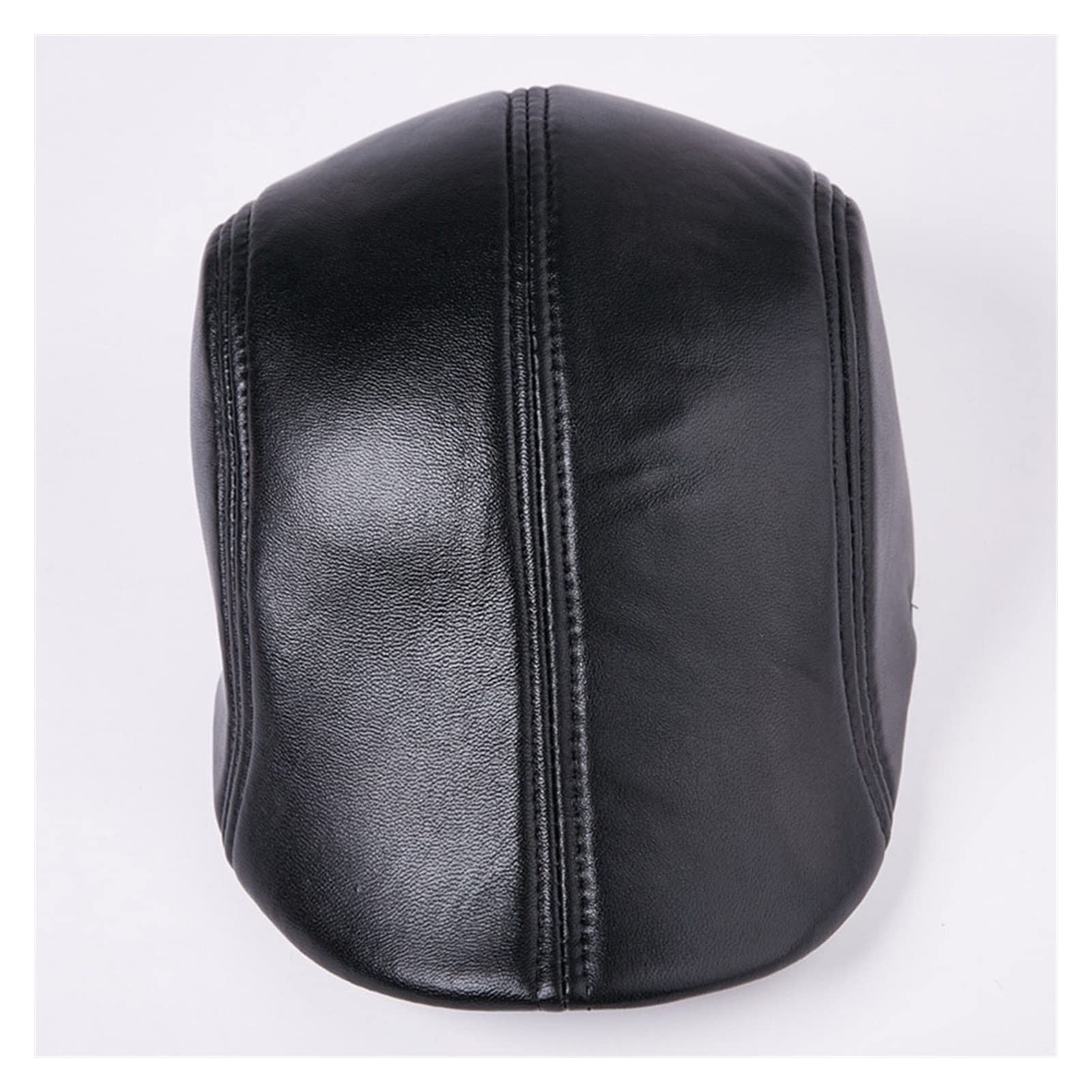 Prawdziwej skóry Berets dla mężczyzn Casual Czarny Duckbill Ivy Caps Mężczyzna Sp-Ring Luxury Włoscy Dyrektorzy Płaskie Kapelusze