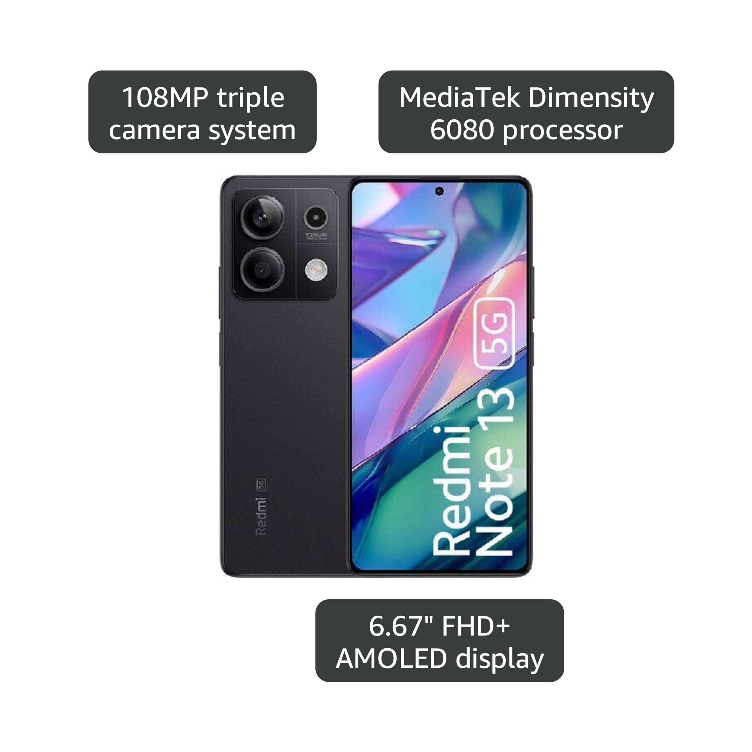 Amazon.com: Xiaomi Redmi Note 13 5g + 4g lte (For Tmobile Mint