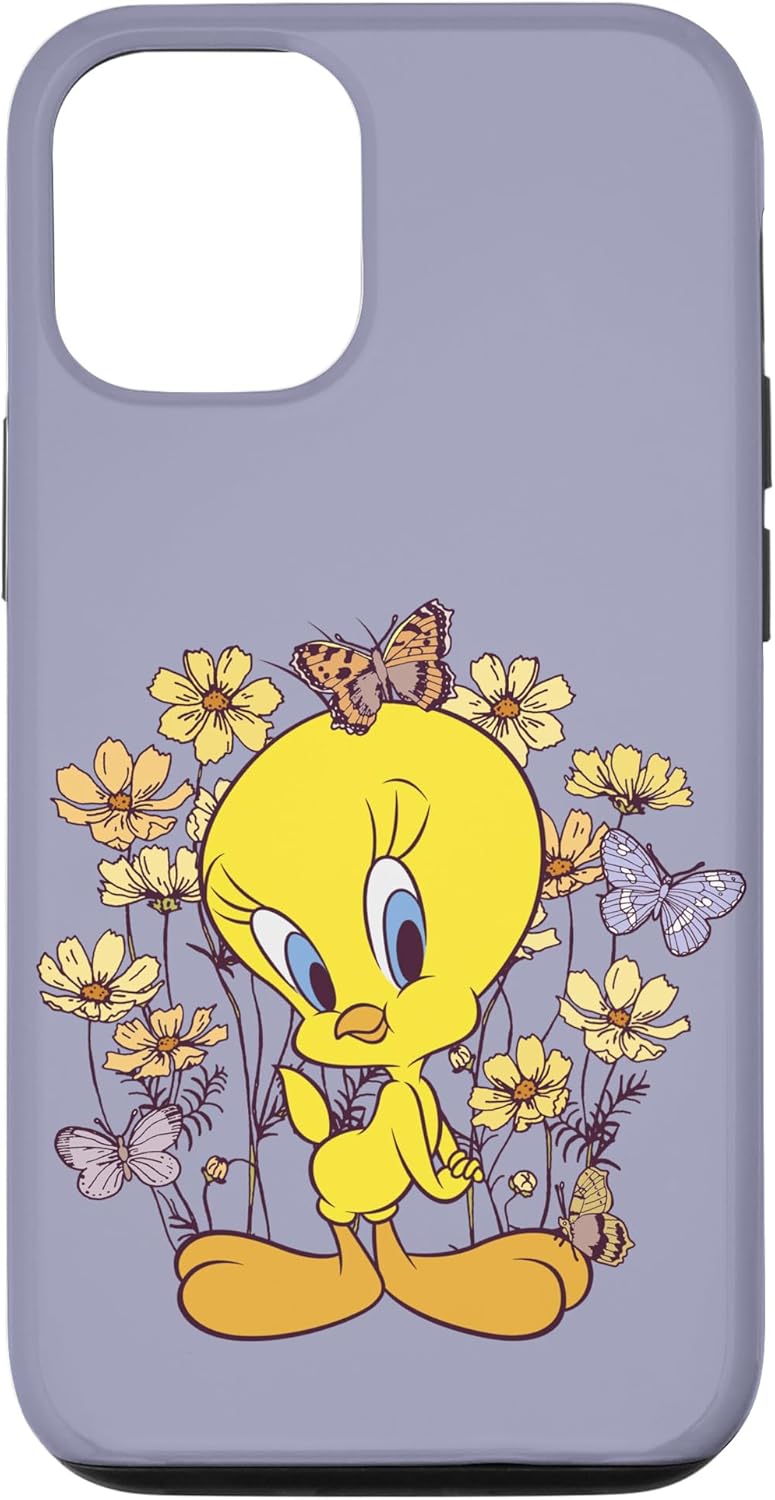 Looney Tunes Tweety & Butterflies Flower Field Portrait Case for iPhone 12/12 Pro