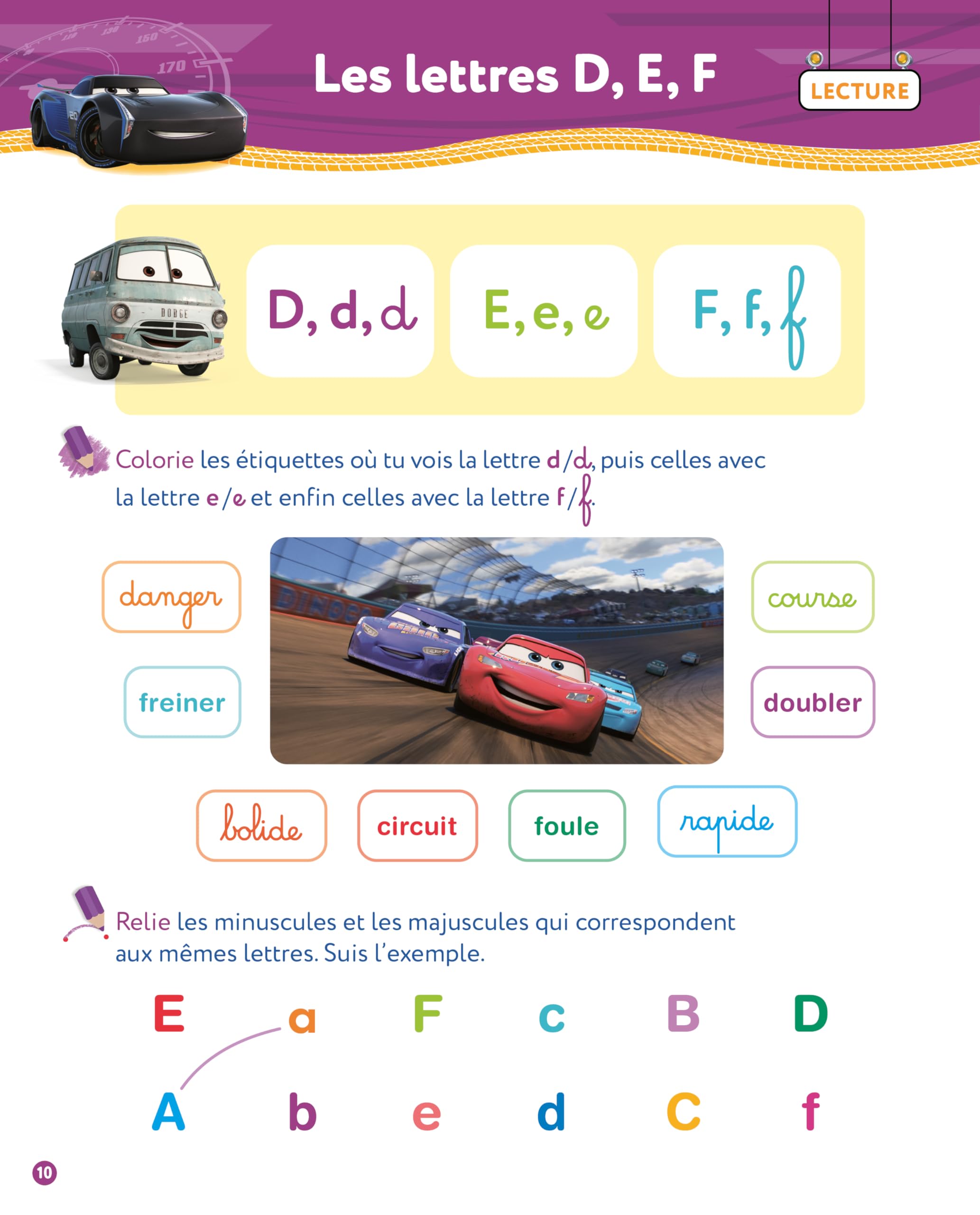 Disney - Cars - Mon année de Grande Section (5-6 ans)