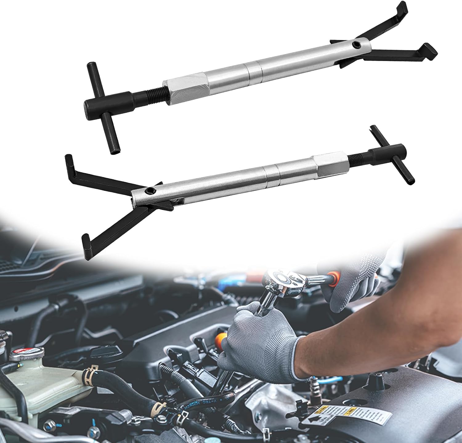 2PC EN-48313-1 Timing Chain Retainer Tool Set for GM 3.6L Engines Compatible with Cadillac for Buick for Chevrolet for Canyon & More