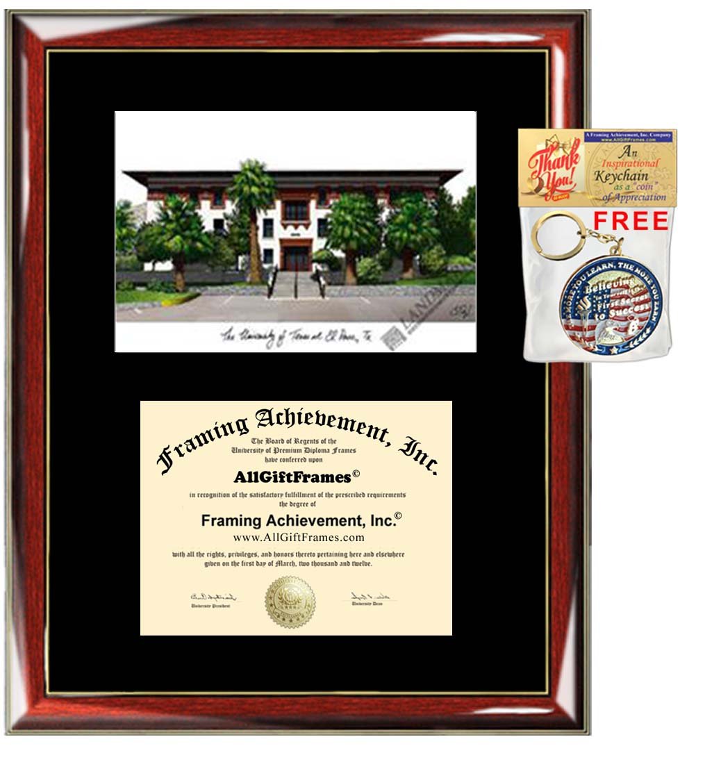 Buy University of Texas El Paso Diploma Frame Lithograph UTEP