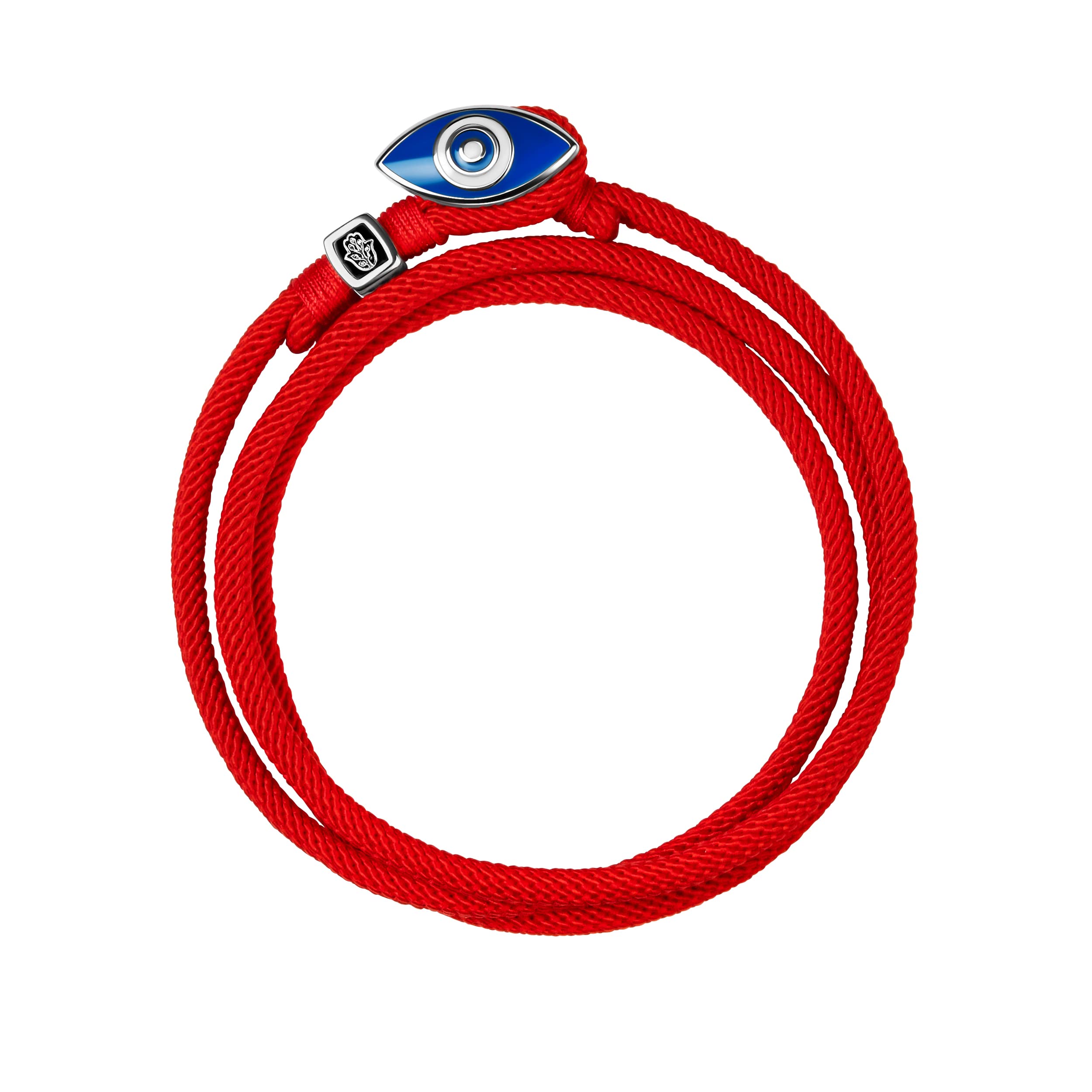 KARMA AND LUCKKARMA AND LUCK - Men's Evil Eye Red - Green String Bracelet, Size: 22.5' - 3X Wrap Bracelet. Men's Red - Green String Protection Bracelet to Deflect Negatitivty, Ready to Gift for Him.