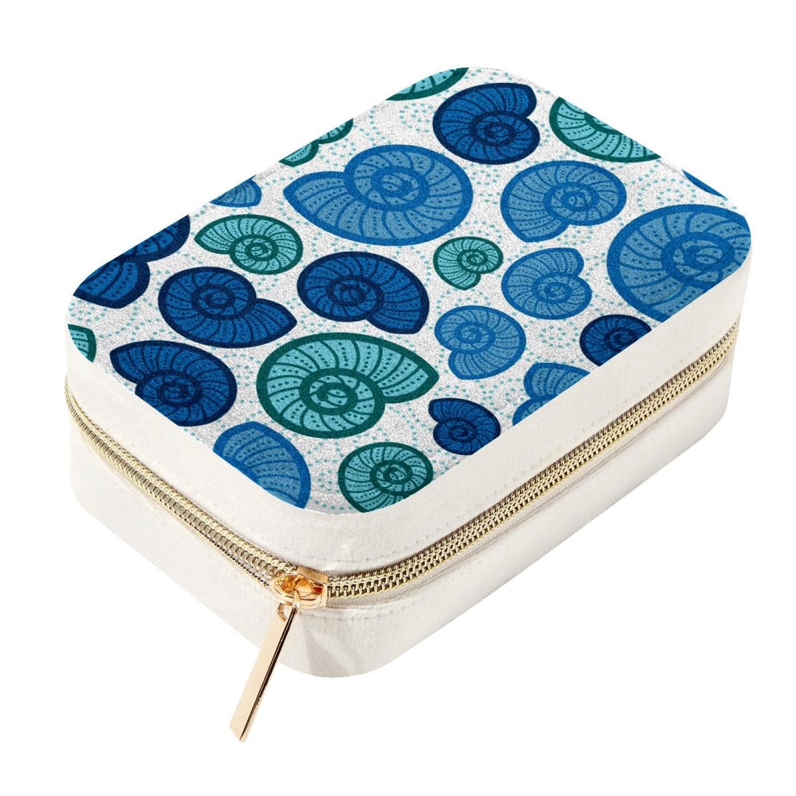 Boîte à bijoux de voyage coquillages, le cadeau idéal pour femme