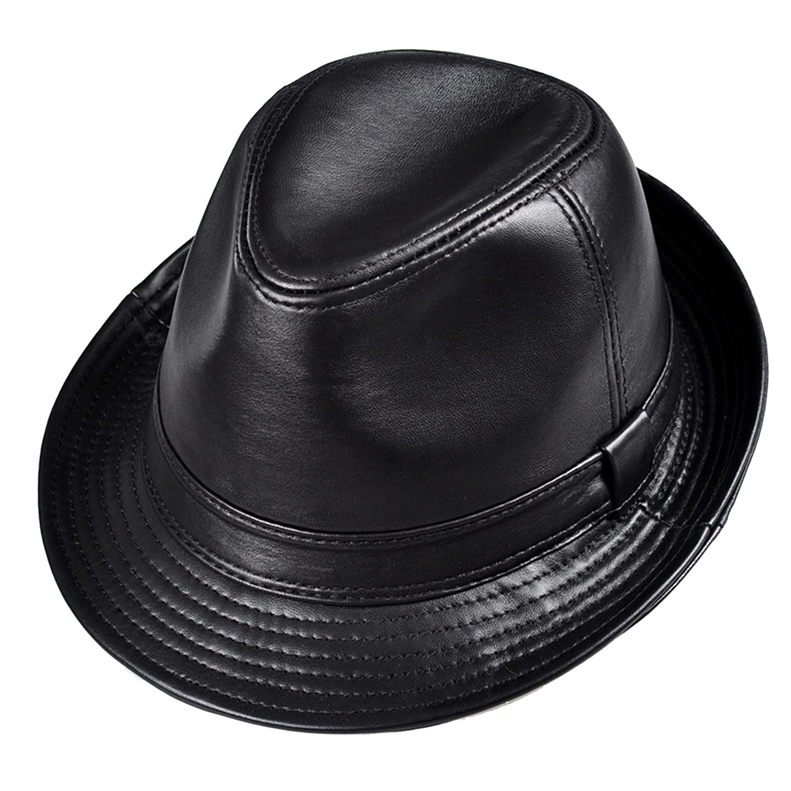 DongBao Cappello Fedora Trilby Cappello Jazz Cappello Panama Stile Golf Cappello Teardrop per Feste di Matrimonio e all'aperto